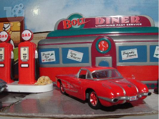 1958 Custom Corvette, Greenlight, Corvette Collection κουκλη